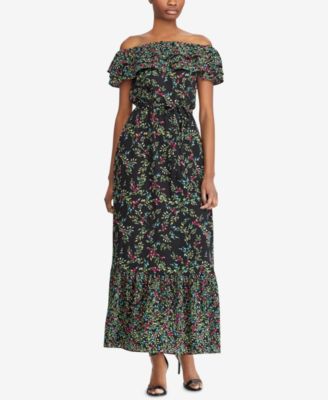 Ralph Lauren Off Shoulder Dress